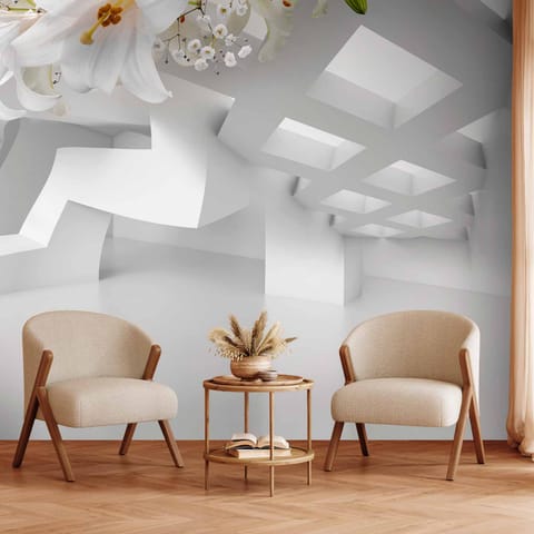 ⁨Self-adhesive wall mural - Abstract mirage (size 98x70)⁩ at Wasserman.eu