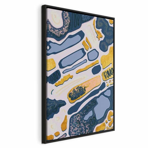 ⁨Obraz - Natura organika (1-częściowy) pionowy (rozmiar 40x60, wykończenie W ramie drewnianej czarnej)⁩ w sklepie Wasserman.eu