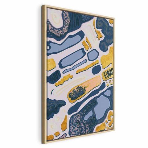 ⁨Obraz - Natura organika (1-częściowy) pionowy (rozmiar 60x90, wykończenie W ramie drewnianej naturalnej)⁩ w sklepie Wasserman.eu