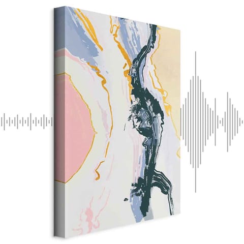 ⁨Obraz - Nurtujące myśli (1-częściowy) pionowy (rozmiar 20x30, wykończenie Akustyczny)⁩ w sklepie Wasserman.eu