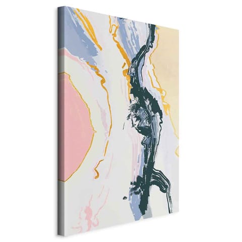 ⁨Obraz - Nurtujące myśli (1-częściowy) pionowy (rozmiar 40x60, wykończenie Na płótnie włoskim)⁩ w sklepie Wasserman.eu