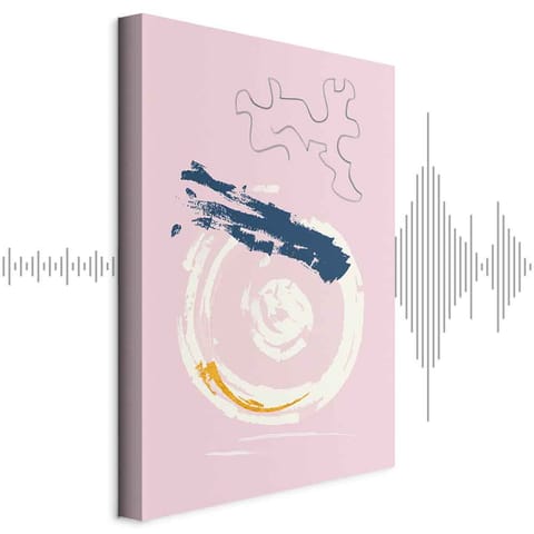 ⁨Obraz - Różany akcent (1-częściowy) pionowy (rozmiar 40x60, wykończenie Akustyczny)⁩ w sklepie Wasserman.eu