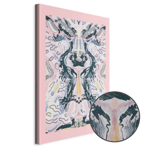 ⁨Obraz - Mantra Rorschacha (1-częściowy) pionowy (rozmiar 60x90, wykończenie Premium Print)⁩ w sklepie Wasserman.eu