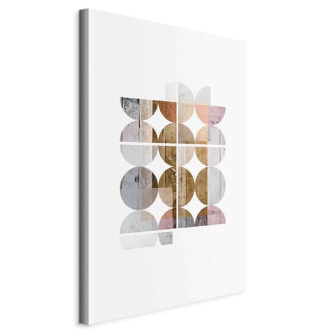 ⁨Obraz - Harmonijny kształt (1-częściowy) pionowy (rozmiar 80x120, wykończenie Na płótnie włoskim)⁩ w sklepie Wasserman.eu