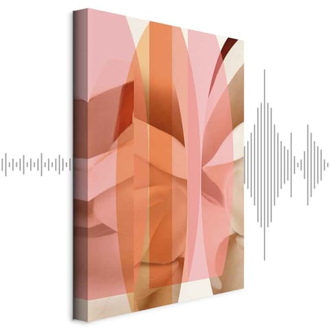 ⁨Obraz - Kwiecisty kalejdoskop (1-częściowy) pionowy (rozmiar 60x90, wykończenie Akustyczny)⁩ w sklepie Wasserman.eu