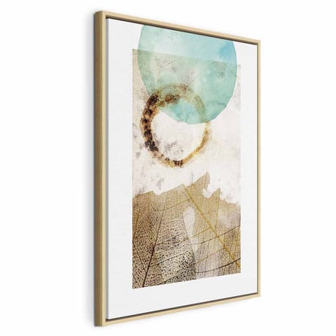 ⁨Obraz - Pełnia wzrastania (1-częściowy) pionowy (rozmiar 60x90, wykończenie W ramie drewnianej naturalnej)⁩ w sklepie Wasserman.eu