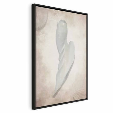 ⁨Obraz - Kolejny przypływ (1-częściowy) pionowy (rozmiar 60x90, wykończenie W ramie drewnianej czarnej)⁩ w sklepie Wasserman.eu