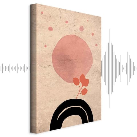 ⁨Obraz - Okrągły most (1-częściowy) pionowy (rozmiar 40x60, wykończenie Akustyczny)⁩ w sklepie Wasserman.eu