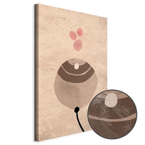 ⁨Obraz - Piaskowy balonik (1-częściowy) pionowy (rozmiar 80x120, wykończenie Premium Print)⁩ w sklepie Wasserman.eu