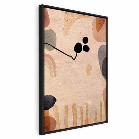 ⁨Obraz - Owocowa jesień (1-częściowy) pionowy (rozmiar 40x60, wykończenie W ramie drewnianej czarnej)⁩ w sklepie Wasserman.eu