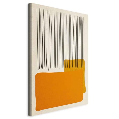 Picture - Rain on the beach (1-piece), vertical (size 40x60) at Wasserman.eu