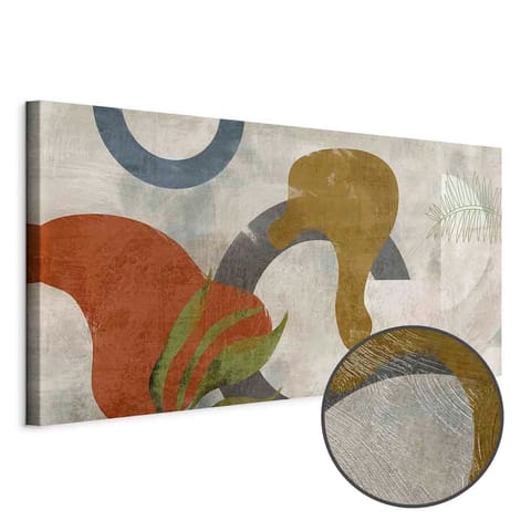 ⁨Obraz - Miraż kształtów (1-częściowy) (rozmiar 120x60, wykończenie Premium Print)⁩ w sklepie Wasserman.eu