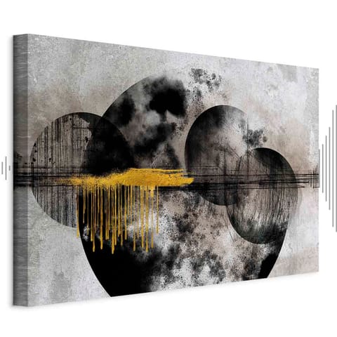 ⁨Obraz - Szlachetny księżyc (1-częściowy) szeroki (rozmiar 90x60, wykończenie Akustyczny)⁩ w sklepie Wasserman.eu