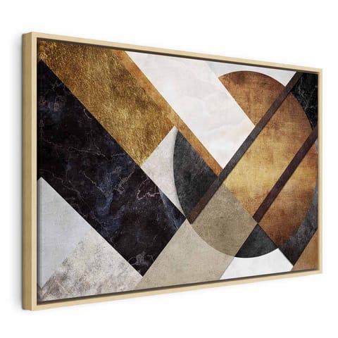 ⁨Obraz - Nowa droga (1-częściowy) szeroki (rozmiar 120x80, wykończenie W ramie drewnianej naturalnej)⁩ w sklepie Wasserman.eu