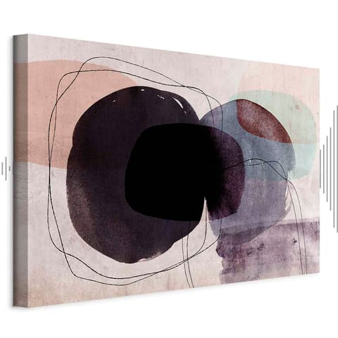 ⁨Obraz - Swobodna kumulacja (1-częściowy) szeroki (rozmiar 30x20, wykończenie Akustyczny)⁩ w sklepie Wasserman.eu