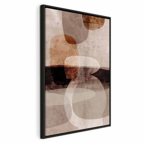 ⁨Obraz - Powrót do pragnienia (1-częściowy) pionowy (rozmiar 80x120, wykończenie W ramie drewnianej czarnej)⁩ w sklepie Wasserman.eu