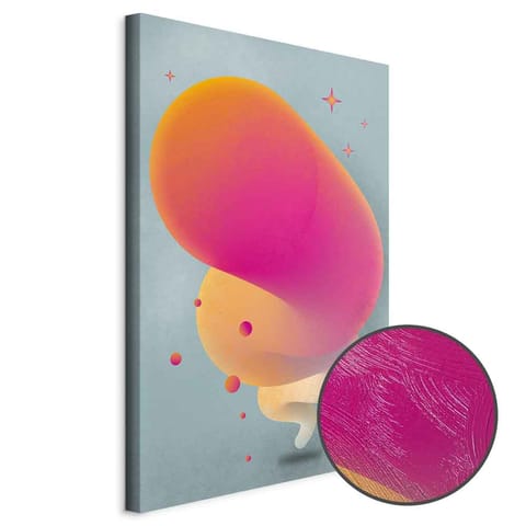 ⁨Obraz - Różowa smuga (1-częściowy) pionowy (rozmiar 40x60, wykończenie Premium Print)⁩ w sklepie Wasserman.eu