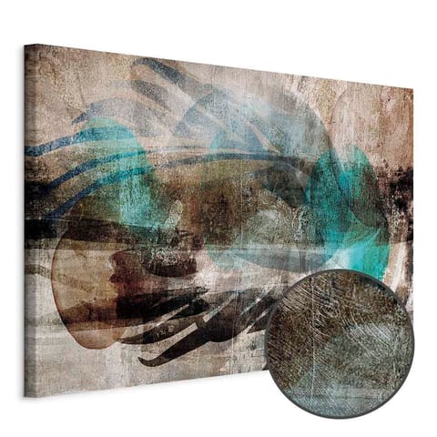 ⁨Obraz - Abstrakcyjny pióropusz (1-częściowy) szeroki (rozmiar 120x80, wykończenie Premium Print)⁩ w sklepie Wasserman.eu