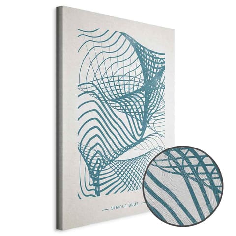 ⁨Obraz - Po prostu błękit (1-częściowy) pionowy (rozmiar 20x30, wykończenie Premium Print)⁩ w sklepie Wasserman.eu