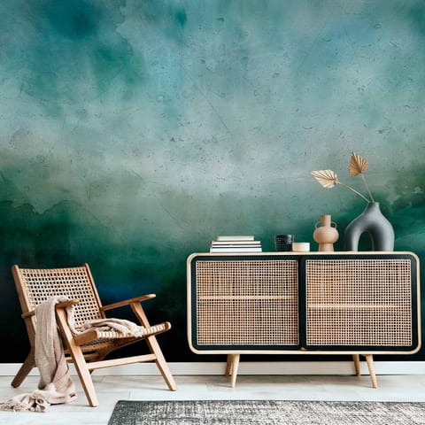 ⁨Wall mural - Malachite landscape (size 200x140)⁩ at Wasserman.eu