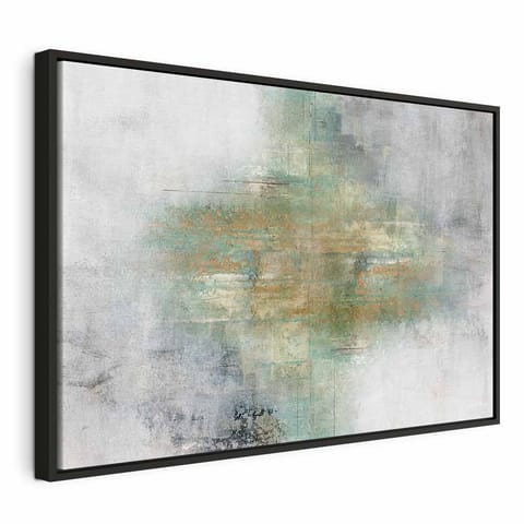 ⁨Obraz - Mieszanka wybuchowa (1-częściowy) szeroki (rozmiar 90x60, wykończenie W ramie drewnianej czarnej)⁩ w sklepie Wasserman.eu