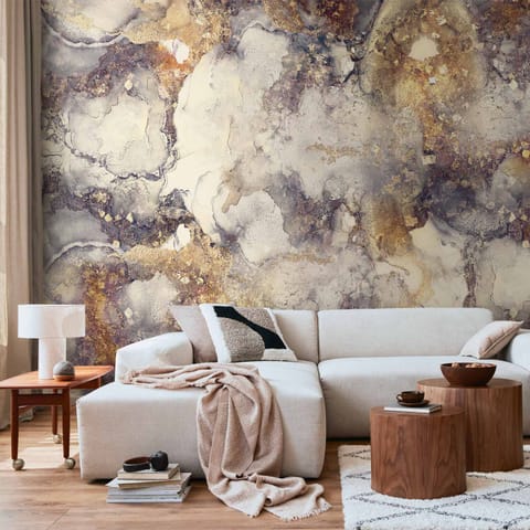 ⁨Fototapeta - Złota przeplatanka (rozmiar 150x105, wykończenie Standard)⁩ w sklepie Wasserman.eu