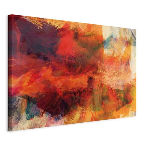 ⁨Obraz - Eksplozja dzikich barw (1-częściowy) szeroki (rozmiar 90x60, wykończenie Na płótnie włoskim)⁩ w sklepie Wasserman.eu