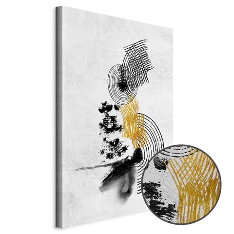 ⁨Obraz - Pejzaż ze słońcem (1-częściowy) pionowy (rozmiar 80x120, wykończenie Premium Print)⁩ w sklepie Wasserman.eu