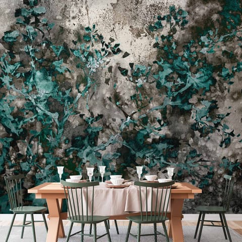 ⁨Fototapeta - Skandynawska zieleń (rozmiar 150x105, wykończenie Wodoodporna)⁩ w sklepie Wasserman.eu