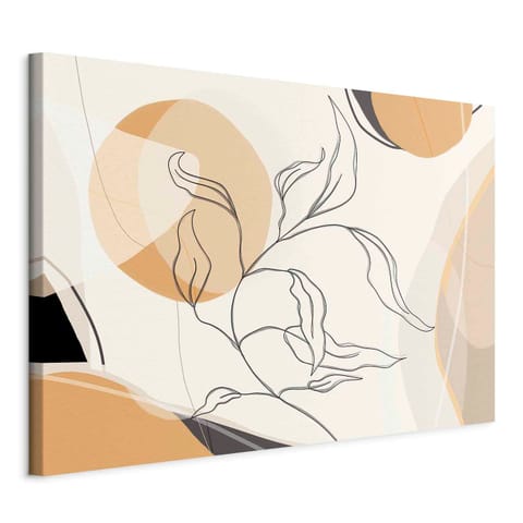 ⁨Obraz - Pejzaż z listkiem (rozmiar 30x20, wykończenie Standard)⁩ w sklepie Wasserman.eu