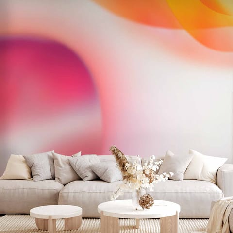 ⁨Fototapeta - Abstrakcja - różowa planeta najbliżej słońca na jasnym tle nieba (rozmiar 490x350, wykończenie Samoprzylepna)⁩ w sklepie Wasserman.eu