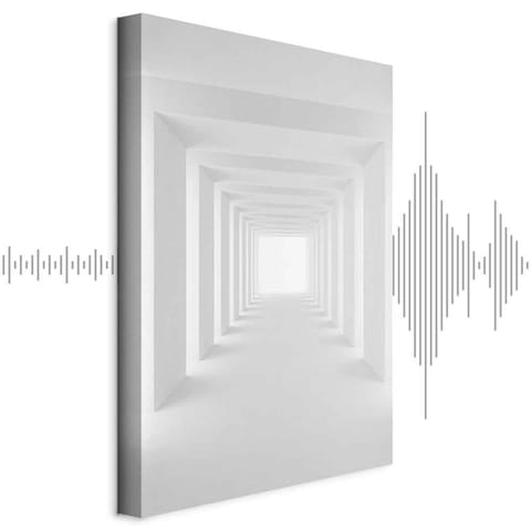 ⁨Obraz - Tunel cieni (1-częściowy) pionowy (rozmiar 20x30, wykończenie Akustyczny)⁩ w sklepie Wasserman.eu