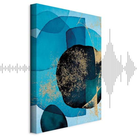 ⁨Obraz - Oceaniczny kalejdoskop (1-częściowy) pionowy (rozmiar 60x90, wykończenie Akustyczny)⁩ w sklepie Wasserman.eu