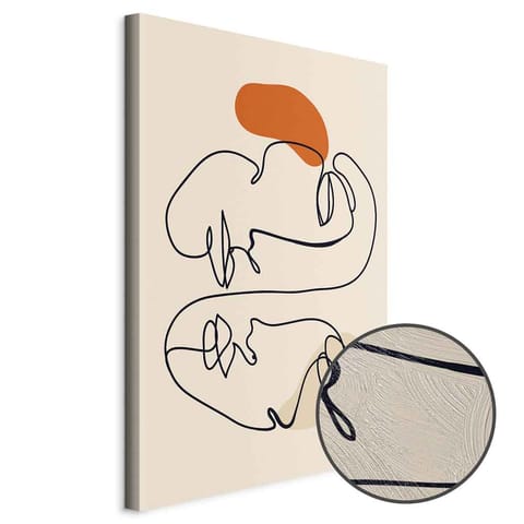 ⁨Obraz - Słoneczne połączenie (1-częściowy) pionowy (rozmiar 80x120, wykończenie Premium Print)⁩ w sklepie Wasserman.eu