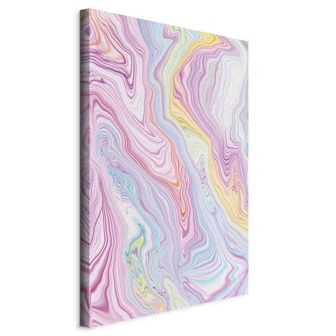 ⁨Obraz - Kolorowy Sen - abstrakcyjne kształty w pastelowych barwach (rozmiar 20x30, wykończenie Standard)⁩ w sklepie Wasserman.eu