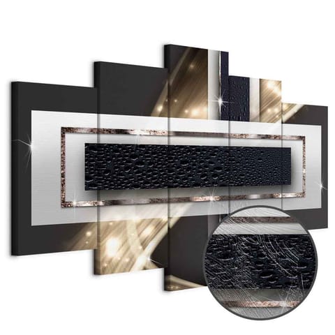 ⁨Obraz - Nocny sztorm (rozmiar 200x100, wykończenie Premium Print)⁩ w sklepie Wasserman.eu