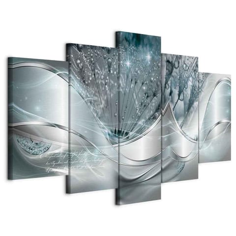 Image - Glowing Dandelions (5-piece), Blue Wide (size 100x50) at Wasserman.eu