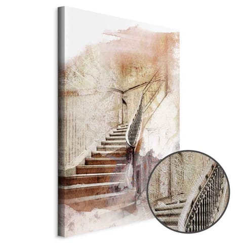 ⁨Obraz - Sekretne schody (1-częściowy) pionowy (rozmiar 40x60, wykończenie Premium Print)⁩ w sklepie Wasserman.eu