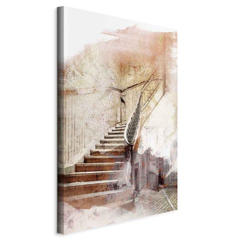 ⁨Picture - Secret staircase (1-piece), vertical (size 60x90)⁩ at Wasserman.eu