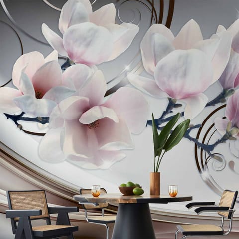 ⁨Fototapeta - Piękna Magnolia (rozmiar 250x175, wykończenie Wodoodporna)⁩ w sklepie Wasserman.eu