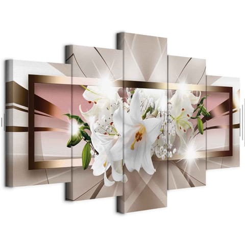 ⁨Obraz - Wyjście z zaświatów (5-częściowy) szeroki (rozmiar 100x50, wykończenie Akustyczny)⁩ w sklepie Wasserman.eu