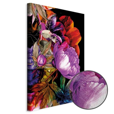 ⁨Obraz - Natura w kolorach lata (1-częściowy) - kwiatowy ogród inspiracji (rozmiar 60x90, wykończenie Premium Print)⁩ w sklepie Wasserman.eu