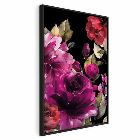 ⁨Obraz - Pełnia lata (1-częściowy) pionowy (rozmiar 40x60, wykończenie W ramie drewnianej czarnej)⁩ w sklepie Wasserman.eu