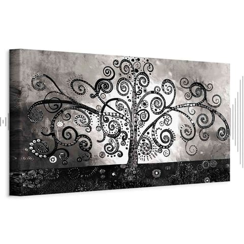 ⁨Obraz - Kręte ścieżki natury (1-częściowy) wąski (rozmiar 90x30, wykończenie Akustyczny)⁩ w sklepie Wasserman.eu