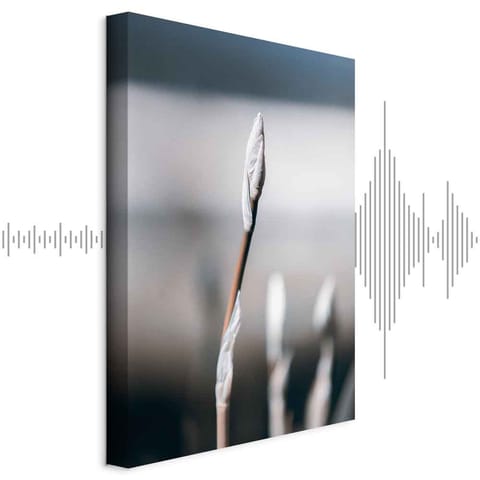 ⁨Obraz - Botaniczny minimalizm (1-częściowy) pionowy (rozmiar 60x90, wykończenie Akustyczny)⁩ w sklepie Wasserman.eu