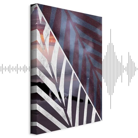 ⁨Obraz - Tropikalna doba (1-częściowy) pionowy (rozmiar 40x60, wykończenie Akustyczny)⁩ w sklepie Wasserman.eu