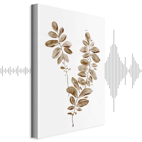⁨Obraz - Sierpniowe liście (1-częściowy) pionowy (rozmiar 40x60, wykończenie Akustyczny)⁩ w sklepie Wasserman.eu