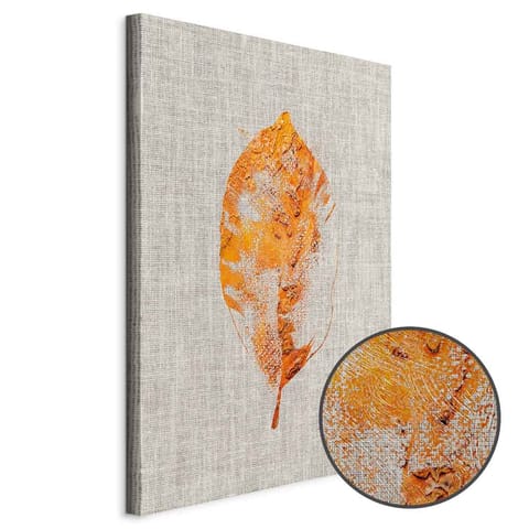 ⁨Obraz - Złota flora (1-częściowy) pionowy (rozmiar 80x120, wykończenie Premium Print)⁩ w sklepie Wasserman.eu