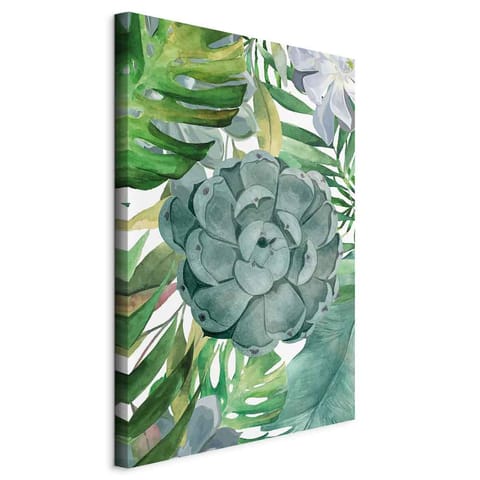 ⁨Image - Tropical flora (1-piece), vertical (size 60x90)⁩ at Wasserman.eu