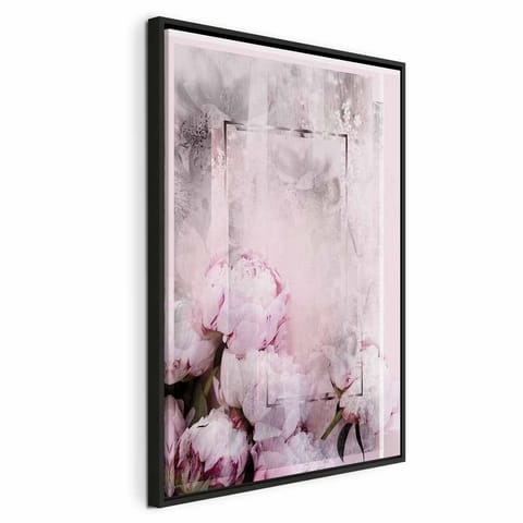 ⁨Obraz - Początki wiosny (1-częściowy) pionowy (rozmiar 80x120, wykończenie W ramie drewnianej czarnej)⁩ w sklepie Wasserman.eu